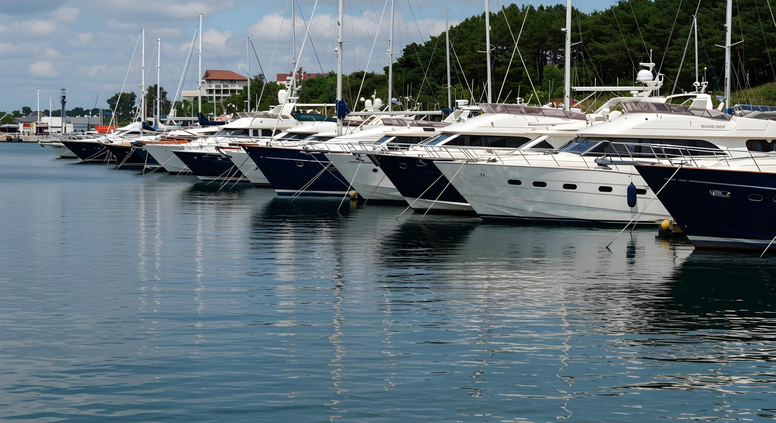 Boats on a Marina